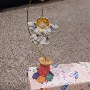 Enesco Cute as a Button Angel Ornament